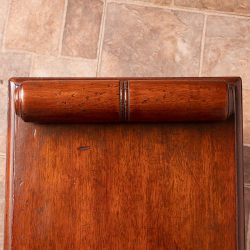 LARGE LATE VICTORIAN MAHOGANY HALL BENCH WINDOW SEAT - ADDITIONAL PHOTO 9