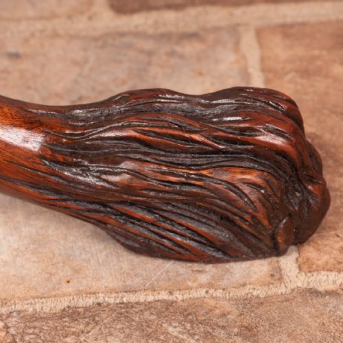 GOOD QUALITY MAHOGANY OVAL PIE CRUST OCCASIONAL WINE TABLE - ADDITIONAL PHOTO 6
