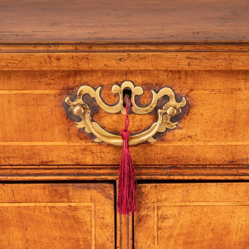 EARLY 18THC INLAID WALNUT CHEST OF DRAWERS - ADDITIONAL PHOTO 15