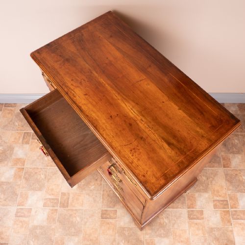 EARLY 18THC INLAID WALNUT CHEST OF DRAWERS - ADDITIONAL PHOTO 18