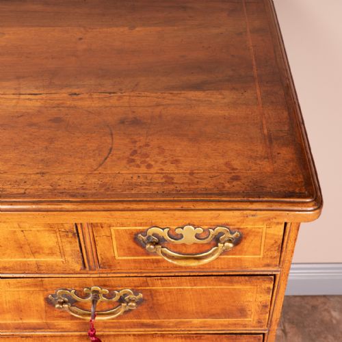 EARLY 18THC INLAID WALNUT CHEST OF DRAWERS - ADDITIONAL PHOTO 22