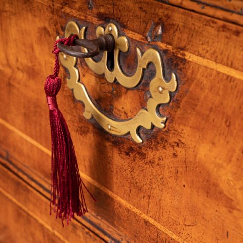 EARLY 18THC INLAID WALNUT CHEST OF DRAWERS - ADDITIONAL PHOTO 25