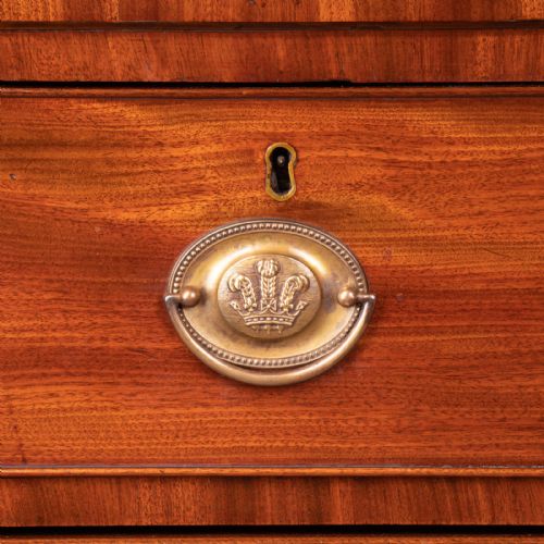 EARLY 19THC MAHOGANY CHEST OF DRAWERS - ADDITIONAL PHOTO 12