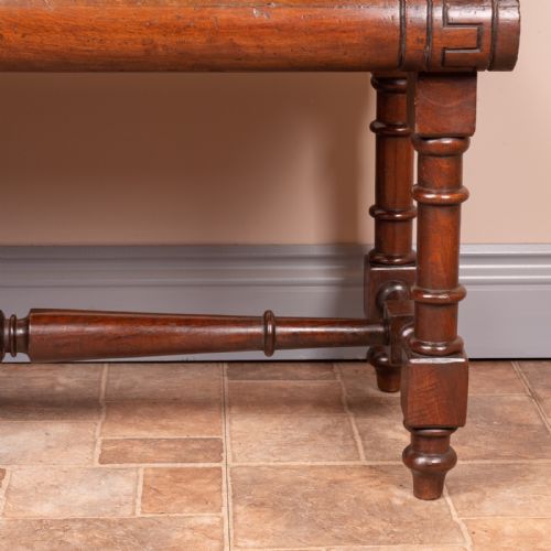 WALNUT HALL BENCH - ADDITIONAL PHOTO 4