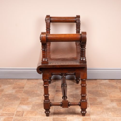 WALNUT HALL BENCH - ADDITIONAL PHOTO 11