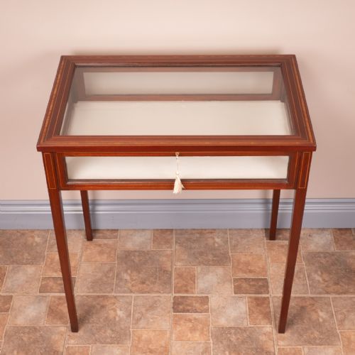 INLAID MAHOGANY BIJOUTERIE TABLE - ADDITIONAL PHOTO 3
