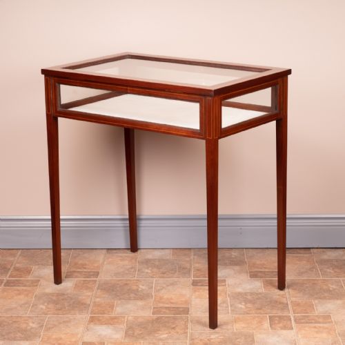 INLAID MAHOGANY BIJOUTERIE TABLE - ADDITIONAL PHOTO 6