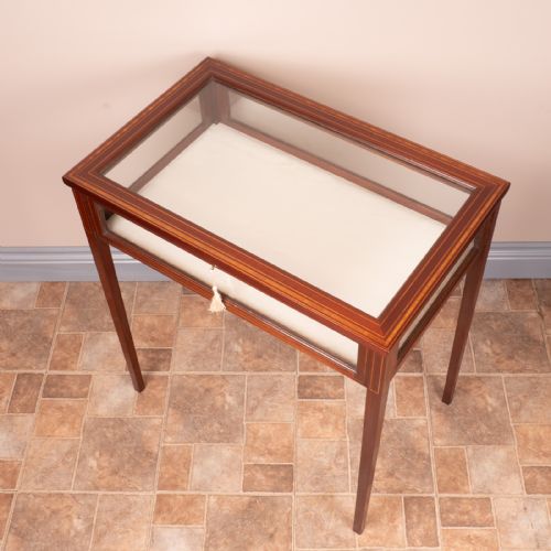 INLAID MAHOGANY BIJOUTERIE TABLE - ADDITIONAL PHOTO 11