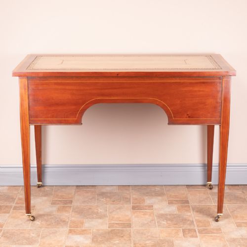 GOOD QUALITY EDWARDIAN INLAID MAHOGANY WRITING TABLE - ADDITIONAL PHOTO 17