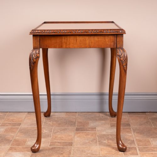 GOOD QUALITY WALNUT NEST OF THREE TABLES - ADDITIONAL PHOTO 15
