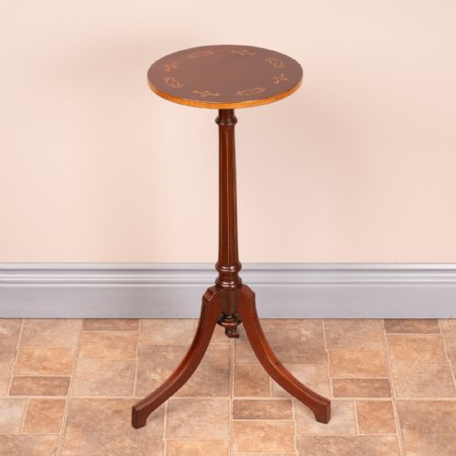 good quality marquetry mahogany wine table - CATEGORY: ANTIQUE TABLES - DATED EDWARDIAN