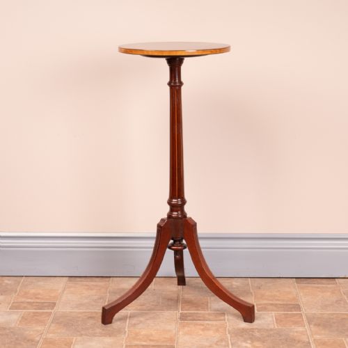 GOOD QUALITY MARQUETRY MAHOGANY WINE TABLE - ADDITIONAL PHOTO 5