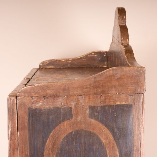 19THC SPANISH PAINTED 2 DOOR CUPBOARD - ADDITIONAL PHOTO 10