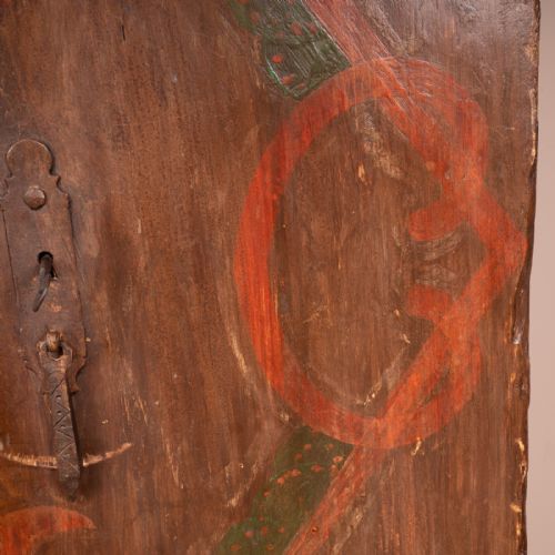 19THC SPANISH PAINTED 2 DOOR CUPBOARD - ADDITIONAL PHOTO 15