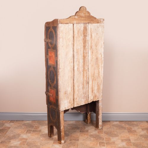 19THC SPANISH PAINTED 2 DOOR CUPBOARD - ADDITIONAL PHOTO 18