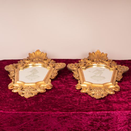 PAIR OF VENETIAN MIRRORS - ADDITIONAL PHOTO 2
