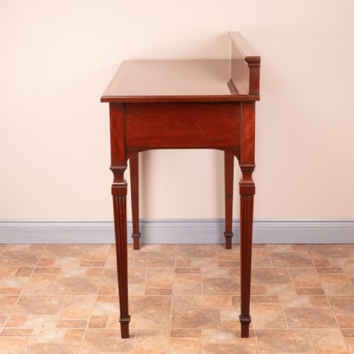 EDWARDIAN INLAID MAHOGANY 2 DRAWER SIDE TABLE - ADDITIONAL PHOTO 8