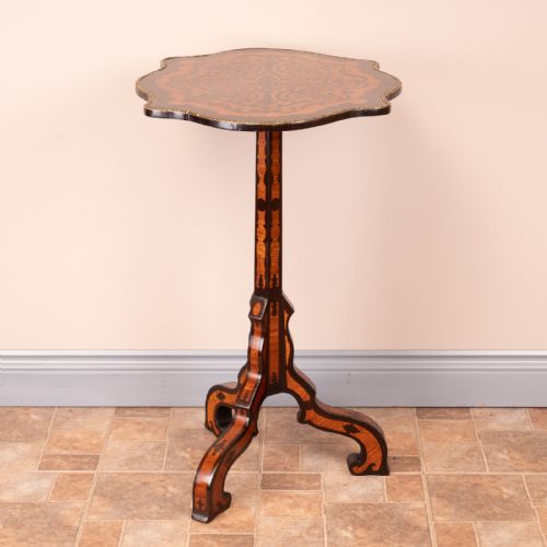 19THC MARQUETRY TRIPOD TABLE - ADDITIONAL PHOTO 8