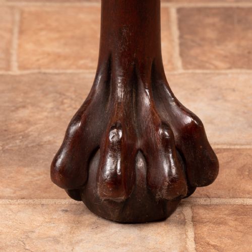 SERPENTINE SHAPED MAHOGANY WRITING TABLE - ADDITIONAL PHOTO 14