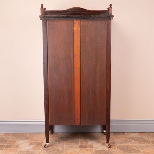 INLAID ROSEWOOD MUSIC CABINET - ADDITIONAL PHOTO 13