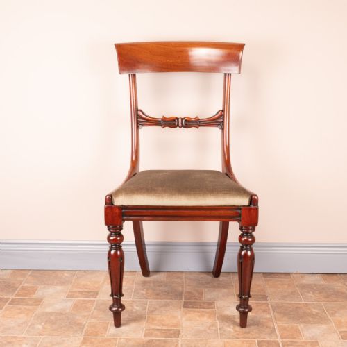 SET OF EIGHT 19THC MAHOGANY DINING CHAIRS - ADDITIONAL PHOTO 1