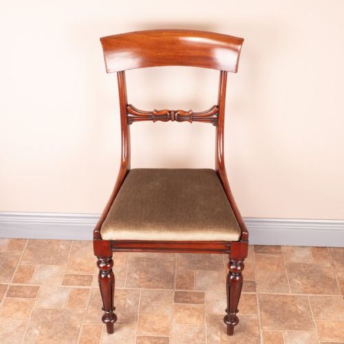 SET OF EIGHT 19THC MAHOGANY DINING CHAIRS - ADDITIONAL PHOTO 2