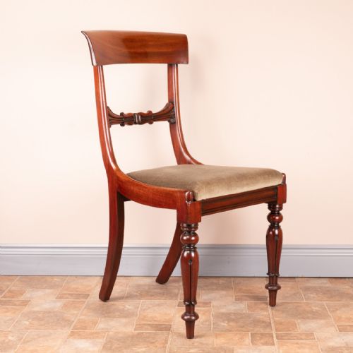 SET OF EIGHT 19THC MAHOGANY DINING CHAIRS - ADDITIONAL PHOTO 4