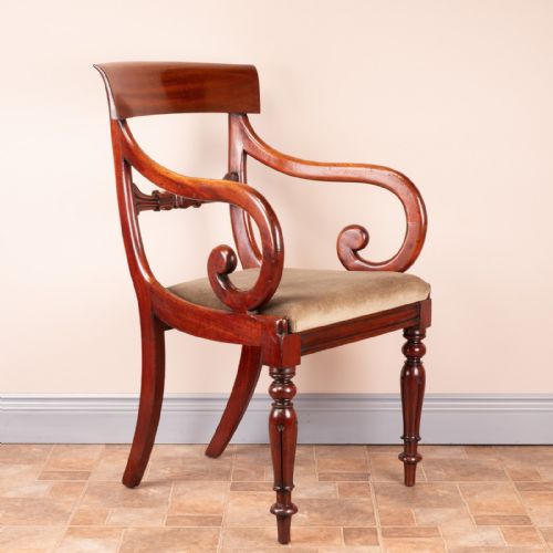 SET OF EIGHT 19THC MAHOGANY DINING CHAIRS - ADDITIONAL PHOTO 17
