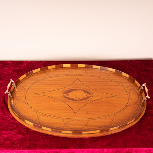 INLAID SATINWOOD TRAY - ADDITIONAL PHOTO 1