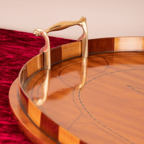 INLAID SATINWOOD TRAY - ADDITIONAL PHOTO 4