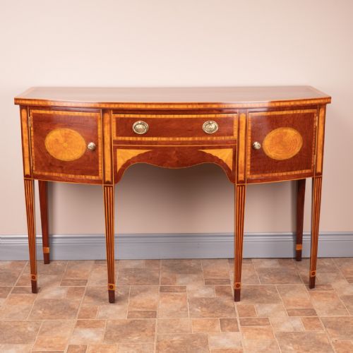 EDWARDIAN INLAID MAHOGANY SIDEBOARD - ADDITIONAL PHOTO 2