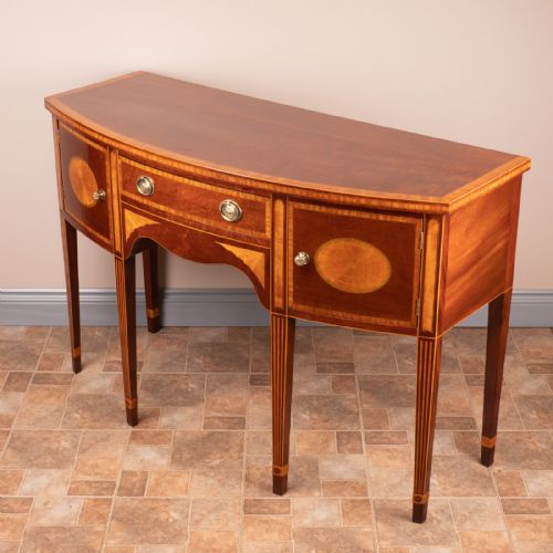 EDWARDIAN INLAID MAHOGANY SIDEBOARD - ADDITIONAL PHOTO 6