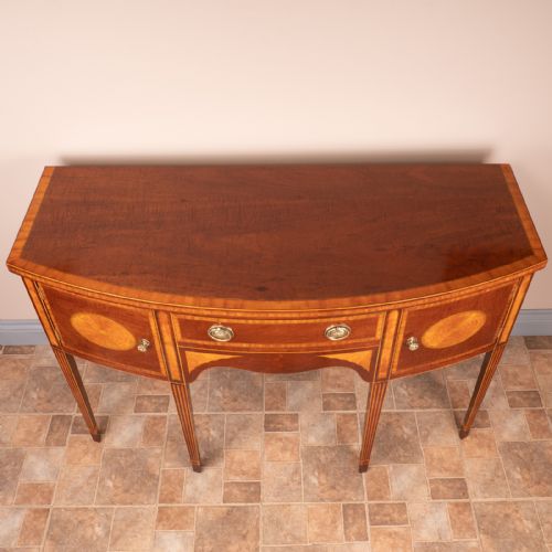 EDWARDIAN INLAID MAHOGANY SIDEBOARD - ADDITIONAL PHOTO 9