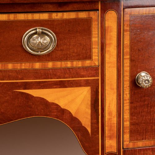 EDWARDIAN INLAID MAHOGANY SIDEBOARD - ADDITIONAL PHOTO 11