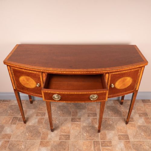 EDWARDIAN INLAID MAHOGANY SIDEBOARD - ADDITIONAL PHOTO 12