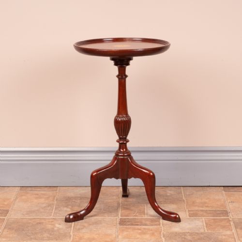 GOOD QUALITY INLAID MAHOGANY WINE TABLE - ADDITIONAL PHOTO 3