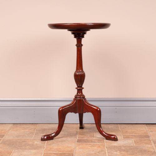 GOOD QUALITY INLAID MAHOGANY WINE TABLE - ADDITIONAL PHOTO 4