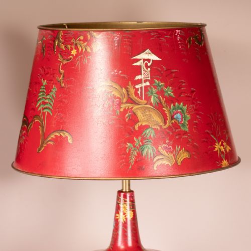 PAIR OF CHINOISERIE STYLE TABLE LAMPS - ADDITIONAL PHOTO 4