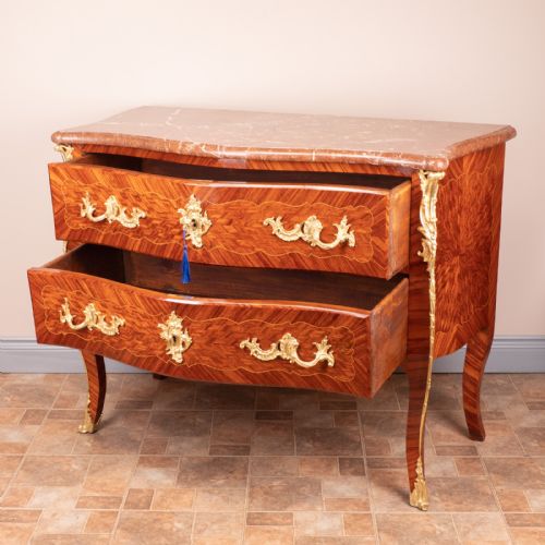 GOOD QUALITY DECORATIVE FRENCH COMMODE CHEST - ADDITIONAL PHOTO 7