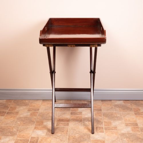 19THC BUTLERS TRAY STAND - ADDITIONAL PHOTO 6