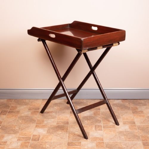 19THC BUTLERS TRAY STAND - ADDITIONAL PHOTO 10