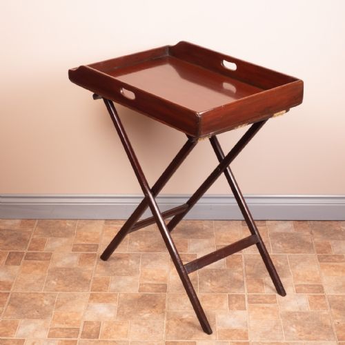19THC BUTLERS TRAY STAND - ADDITIONAL PHOTO 11