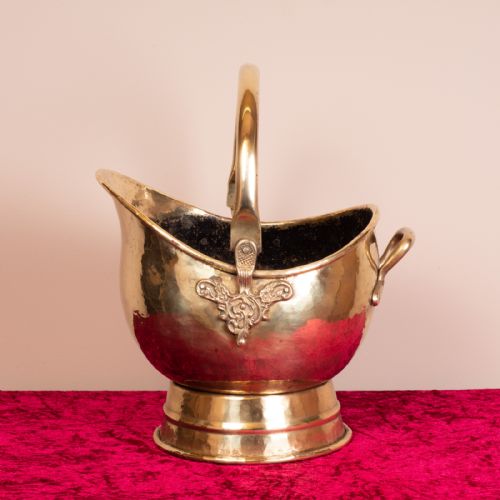 GOOD QUALITY VICTORIAN BRASS COAL SCUTTLEBUCKET - ADDITIONAL PHOTO 5