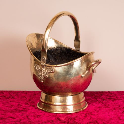 GOOD QUALITY VICTORIAN BRASS COAL SCUTTLEBUCKET - ADDITIONAL PHOTO 6