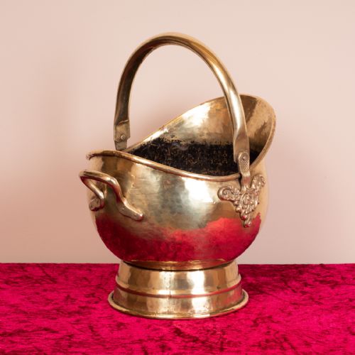 GOOD QUALITY VICTORIAN BRASS COAL SCUTTLEBUCKET - ADDITIONAL PHOTO 8
