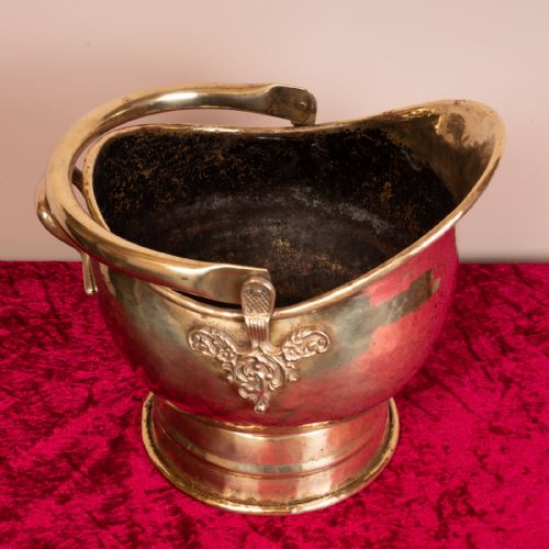 GOOD QUALITY VICTORIAN BRASS COAL SCUTTLEBUCKET - ADDITIONAL PHOTO 12