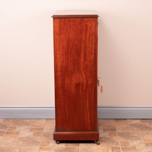 LATE VICTORIAN MAHOGANY ARTS CRAFTS DISPLAY CABINET - ADDITIONAL PHOTO 5