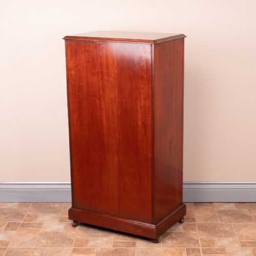 LATE VICTORIAN MAHOGANY ARTS CRAFTS DISPLAY CABINET - ADDITIONAL PHOTO 7