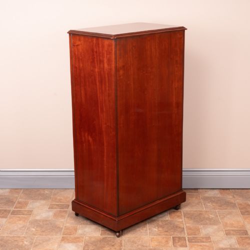 LATE VICTORIAN MAHOGANY ARTS CRAFTS DISPLAY CABINET - ADDITIONAL PHOTO 9
