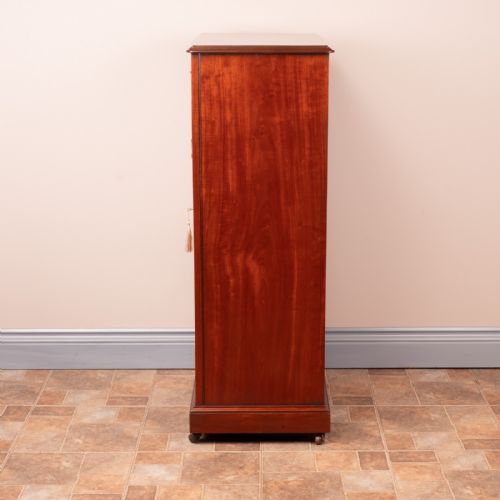 LATE VICTORIAN MAHOGANY ARTS CRAFTS DISPLAY CABINET - ADDITIONAL PHOTO 10